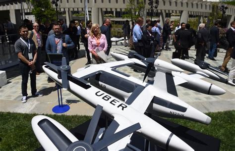 Ubers Flying Taxi Prototypes Shown Off At Uber Elevate