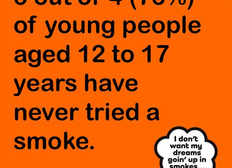However, it would be good to let. No one smokes anymore! Why smoking is SO last decade ...
