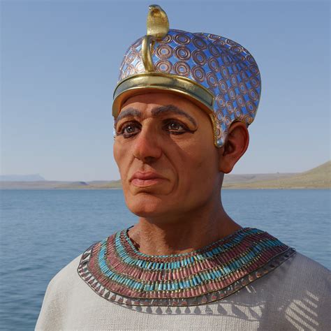 King Akhenaten Facial Reconstruction North Africa Ancient Egypt New Kingdom Dynasty 18