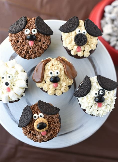 Cute Puppy Cupcakes For Kids Birthdays Fun Squared