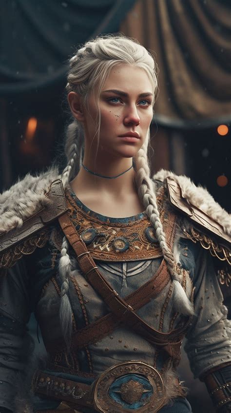 Female Viking Warrior Viking Character Fantasy Character Art Female