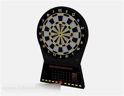 Dart Board Free 3d Model Max Open3dmodel