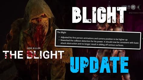 Dead By Daylight Blight Pov And Collision Update Gameplay Youtube