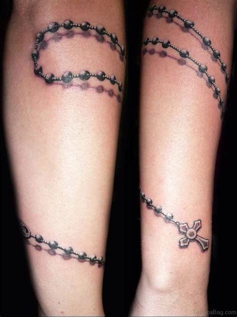 56 Modish Rosary Tattoos On Wrist Tattoo Designs