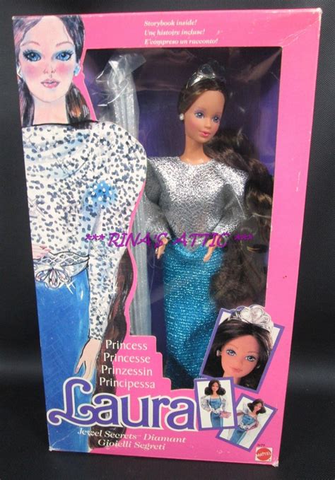 1986 Jewel Secrets Princess Laura Barbie Doll 3179 European 70er 90er