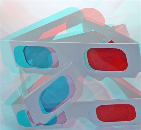 3 3d Anaglyph Red Cyan Glasses In Anaglyph 3d Red Blue Gla Flickr