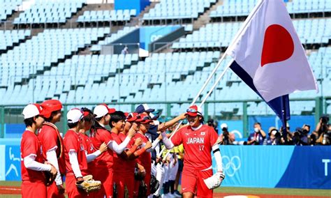 Olympic Impressions Japans Softball Victory Provides Jolt Of