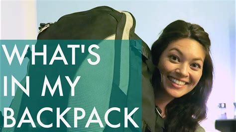 What I Packed Backpacking Southeast Asia Youtube