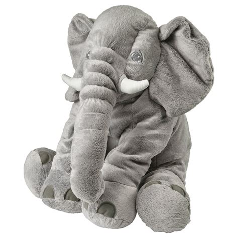 JÄttestor Soft Toy Elephant Gray Ikea