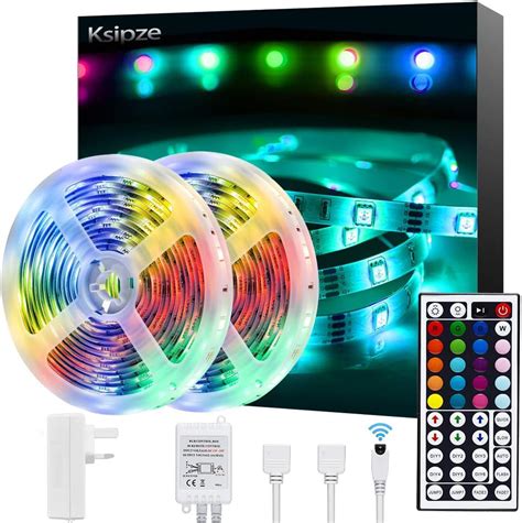 Ksipze Led Strips Lights 10m Colour Changing Led Light Strip Smd 5050