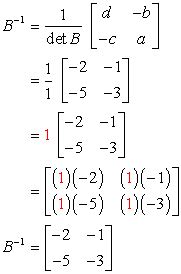 Inverse of a 2x2 Matrix - ChiliMath