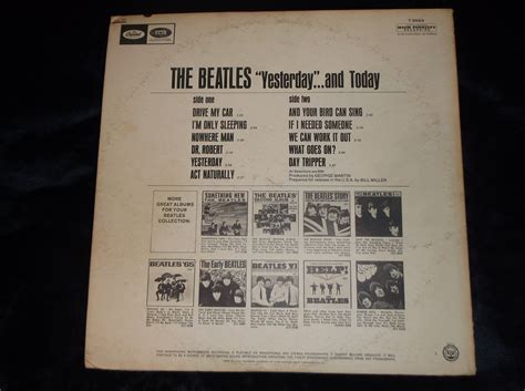 The Beatles Yesterday And Today Butcher Block Cover Album 1st State