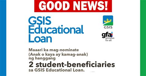 Good News From Gsis On Educational Loan Teachers Click