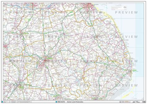 Ln Postcode Map For The Lincoln Postcode Area  Or Pdf Download Map