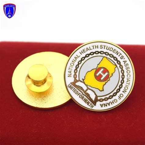 Ghana High Quality School Students Lapel Pin Customized Metal Hard