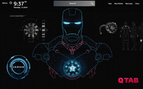 Iron Man Wallpapers Theme Iron Man New Tab Chrome Web Store