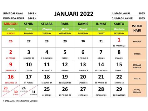 Download Desain Kalender 2021 Lengkap Cdr Jawahijriahmasehi Di 2021