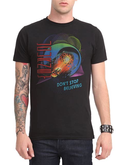This is don't stop believing~journey by jabari akhenamen on vimeo, the home for high quality videos and the people who love them. Journey Don't Stop Believing T-Shirt | Hot Topic