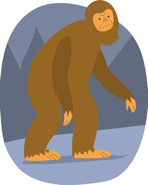 187 bigfoot high res illustrations getty images clip art library