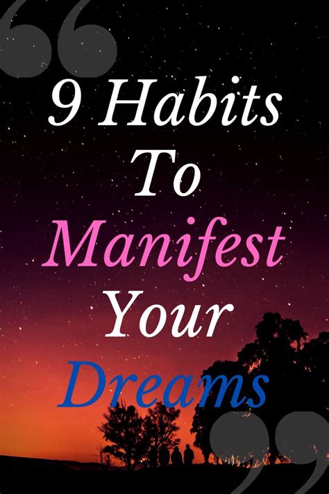Habits To Manifest Your Dreams Using The Law Of Attraction Law Of Attraction Love