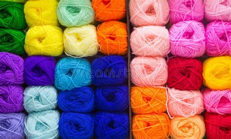 Rainbow Wool Stock Photo Image Of Colors Closeup Rainbow 26835446