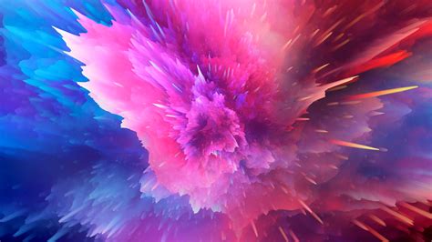There are 7948 pink and blue wallpaper for sale on etsy, and they cost $12.65 on average. Blue And Pink Color Splash 4K HD Abstract Wallpapers | HD ...