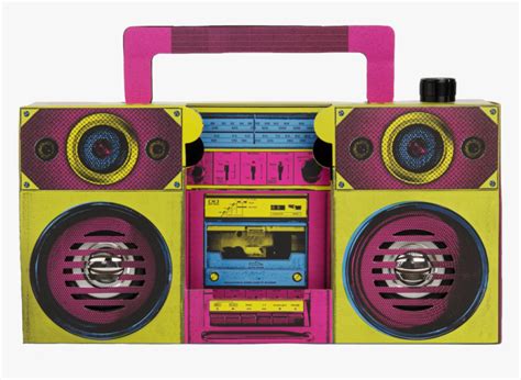 Transparent Boombox Png Old Babe Colorful Boombox Png Download Kindpng