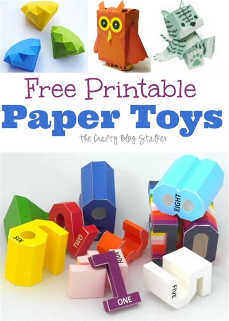 Printable Paper Toys