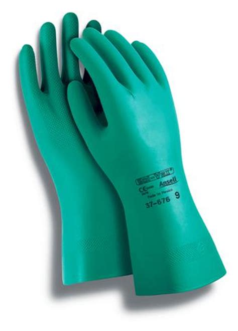 Ansell® Sol Vex® 37 155 Premium Chemical Resistant Gloves 12 Pairs