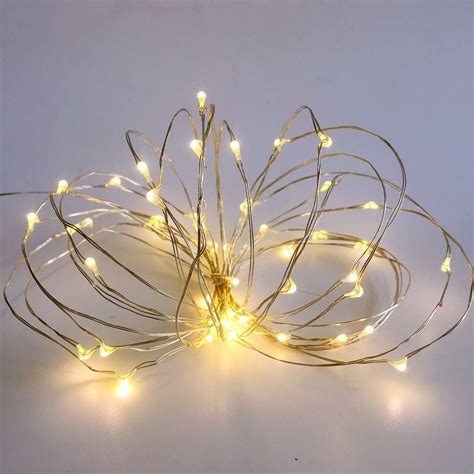 Pack 2 Indoor Battery Operated String Lights With Timer Mini Leds Fairy