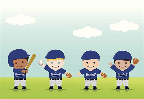 Child Baseball Illustrations Royalty Free Vector Graphics And Clip Art