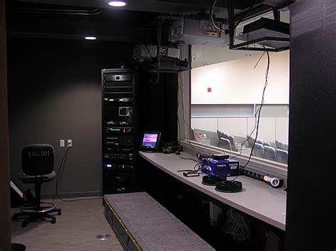 auditorium projection view   control room