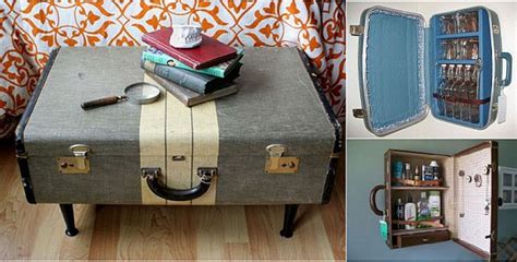 Eight Interesting Ways To Recycle Your Old Suitcases