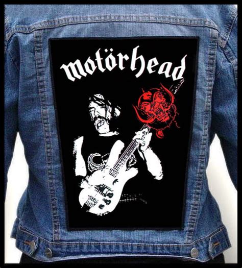 Motorhead Lemmy Photo Quality Printed Back Patch King Of Patches