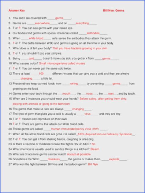 Bill nye video worksheets some of the worksheets for this concept are punnett squares answer key punnett square work bikini. Worksheet Answers Bill Nye Chemical Reactions Worksheet ...