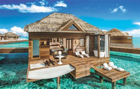 Books Open On 9 New Over The Water Bungalows At Sandals Grande St