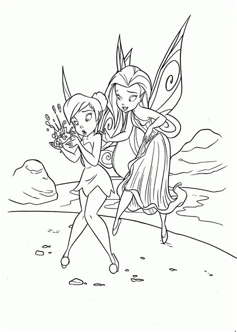 Fairies Coloring Page Coloring Home