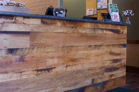 Longleaf Lumber Reclaimed Skip Planed Restaurant Wood Paneling