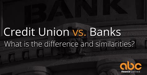 Credit Union Vs Banks What Are The Differences And Similarities