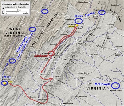 Picture Information Jackson Valley Campaign 23 March 8 June 1862 Ad