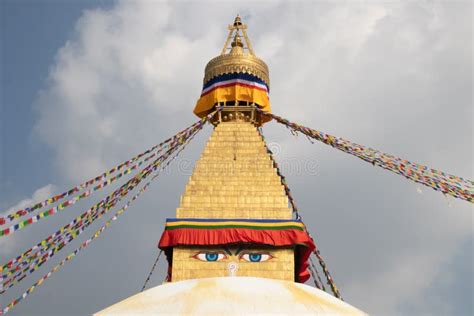 Boudhanath Stupa At Kathmandu Nepal Is One Of The Largest Buddhist Stupas In The World It Is