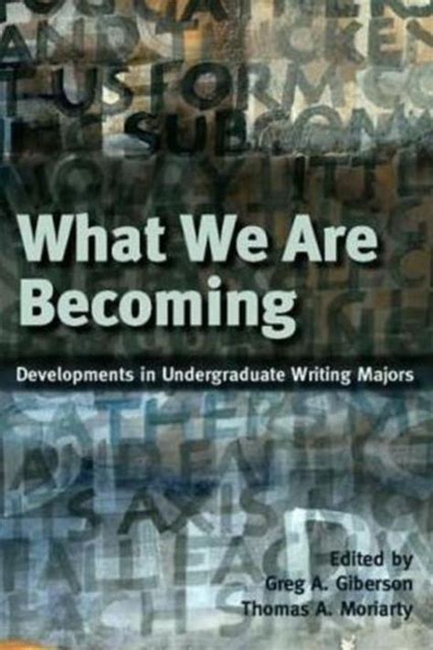What We Are Becoming 9780874217636 Gregory A Giberson Boeken