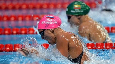 Yulia Efimova Gets Within 0 01 Of 100 Breast World Record In Semi
