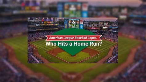 American League Baseball Logos Who Hits A Home Run