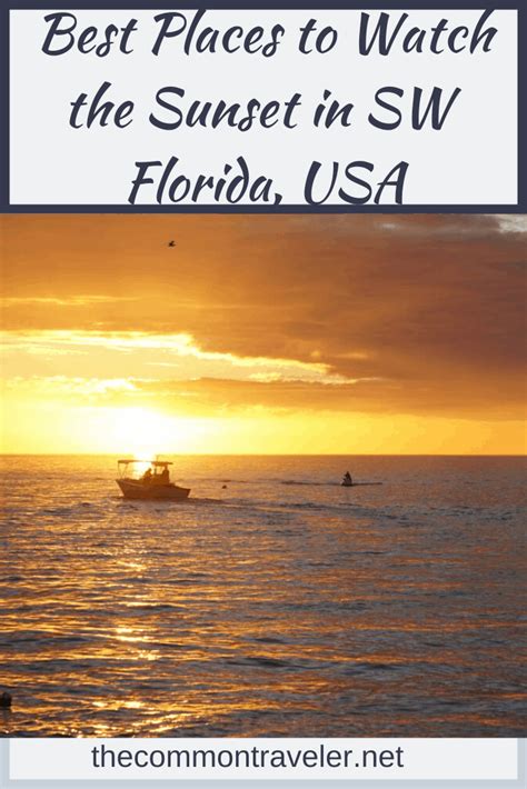 Best Places To Watch The Sunset In Sw Florida The Common Traveler