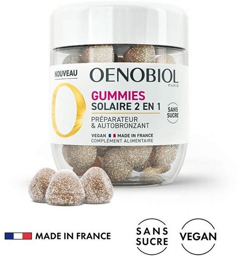 Oenobiol Gummies 2 In 1 Preparator And Self Tanning 60 Pcs Ab 2581