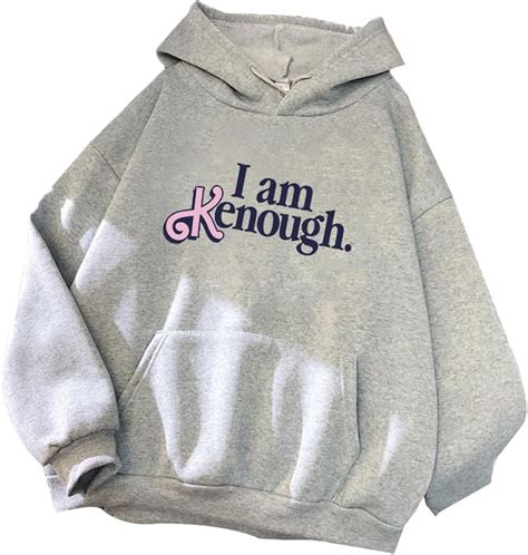 I Am Kenough Hoodie Sweatshirt Man Woman Harajuku Pullover Tops Sweatshirt I Am