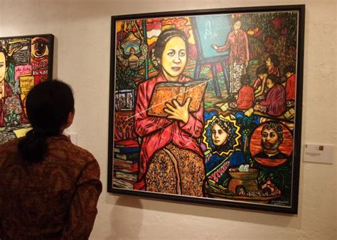 Pameran Lukisan Dan Peluncuran Buku Seruni Bodjawati Antara Foto
