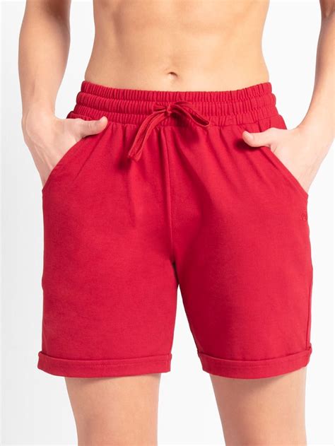Jockey Women Apparel Bottoms Jaster Red Shorts