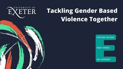 tackling gender based violence together youtube